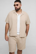 Conjunto de Calções e Camisa de Manga Curta para Homem