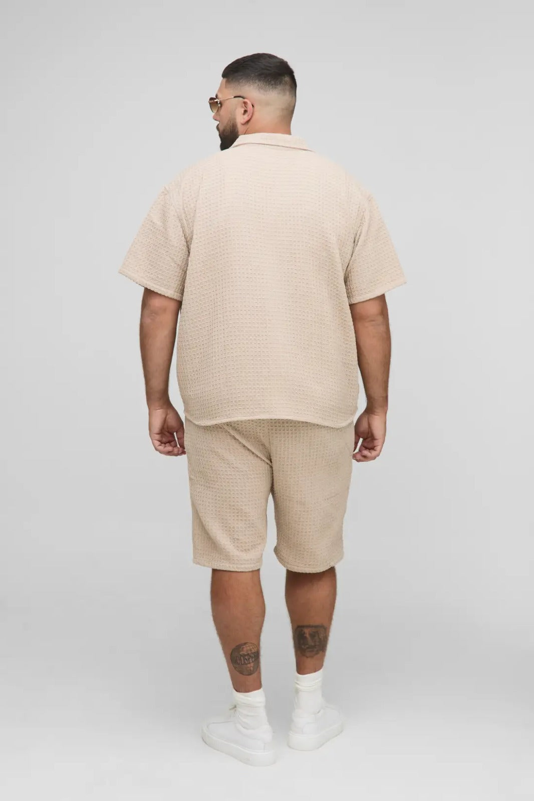 Men's Short-Sleeve Shirt & Shorts Co-ord Set