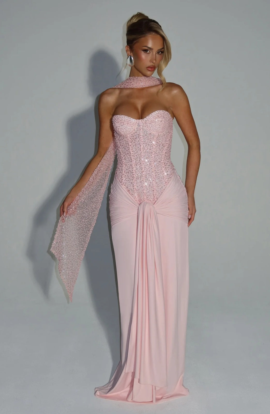 Carina Maxi Dress - Pink