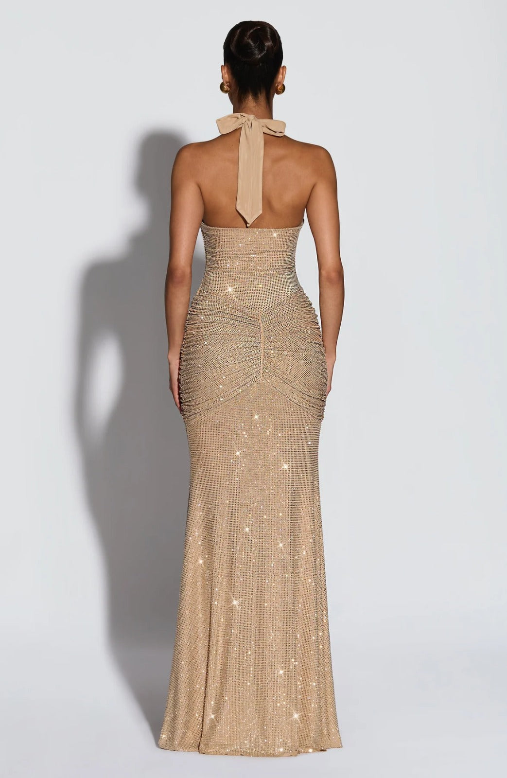 Brianna Rhinestone Evening Dress