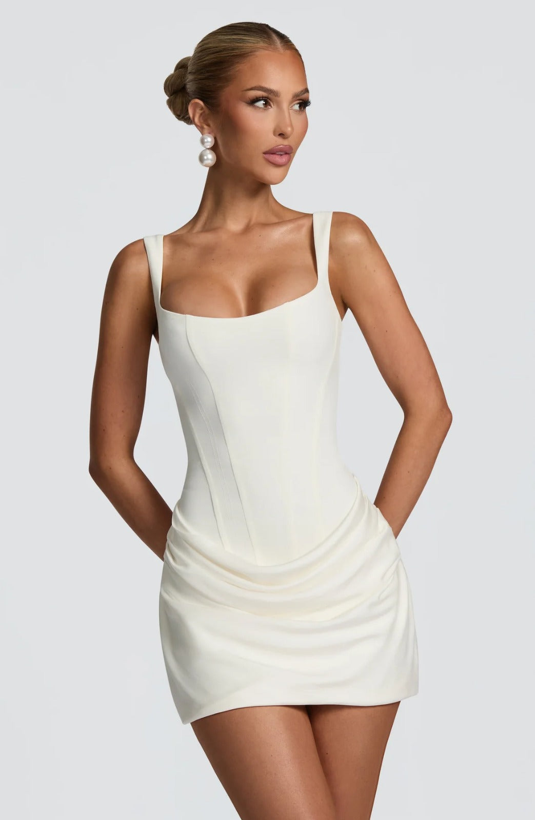 Cornelia Mini Dress - Satin
