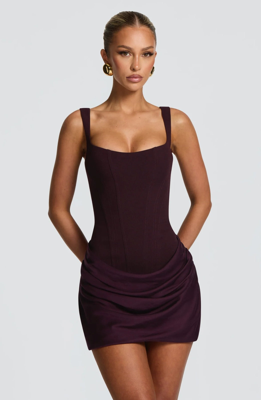 Cornelia Mini Dress - Satin