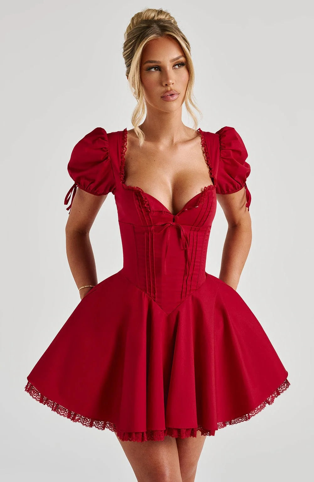 Red Fairy Mini Dress