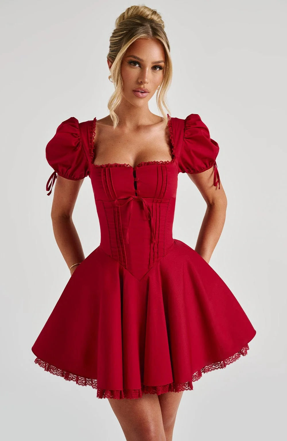 Red Fairy Mini Dress