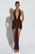 Rosetta Rhinestone Mini Dress