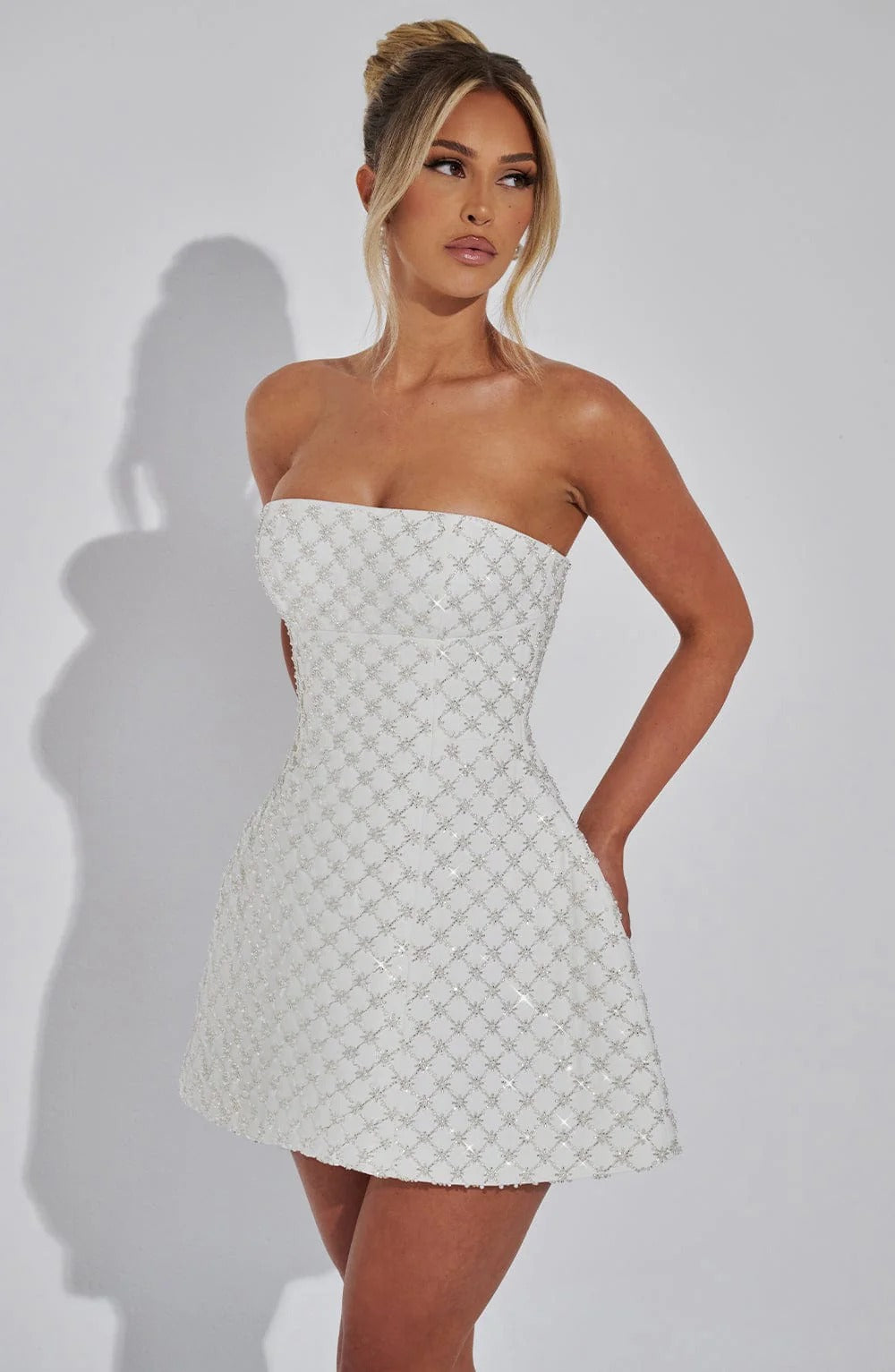 Beatrice Strapless Mini Dress