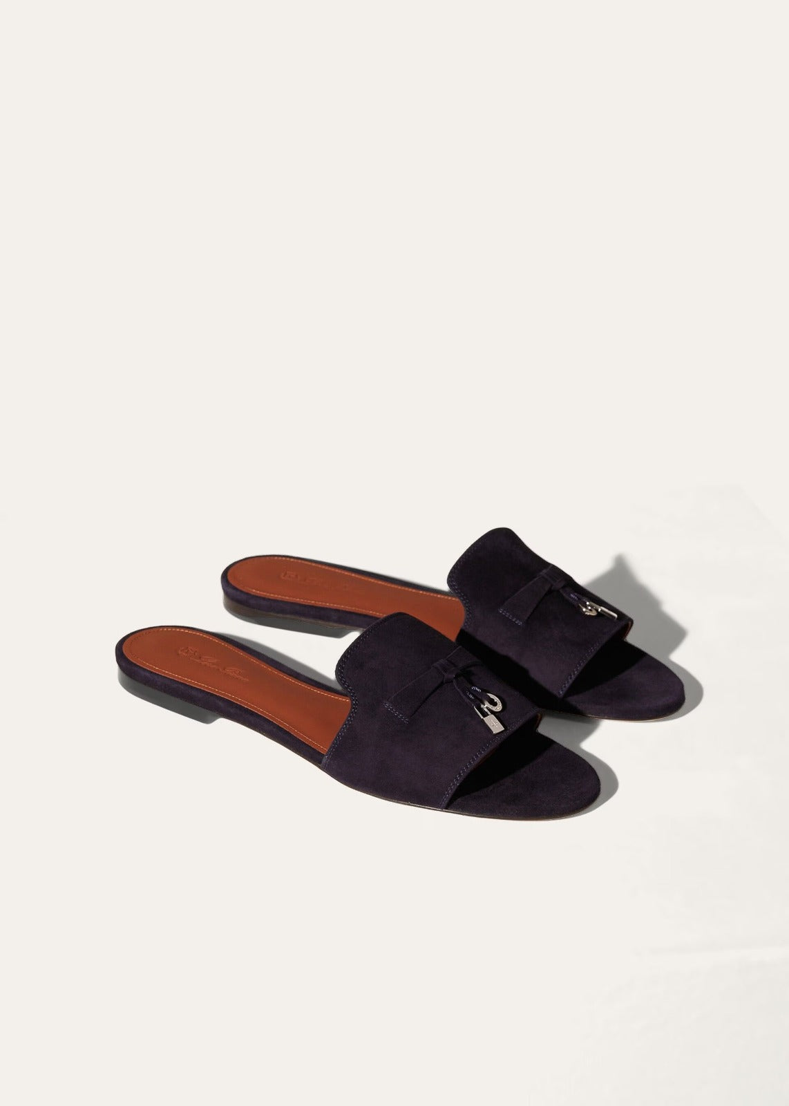 Loro Piana Summer Charms Sandal Suede