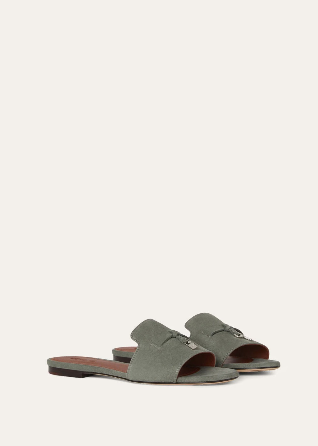 Loro Piana Summer Charms Sandal Suede