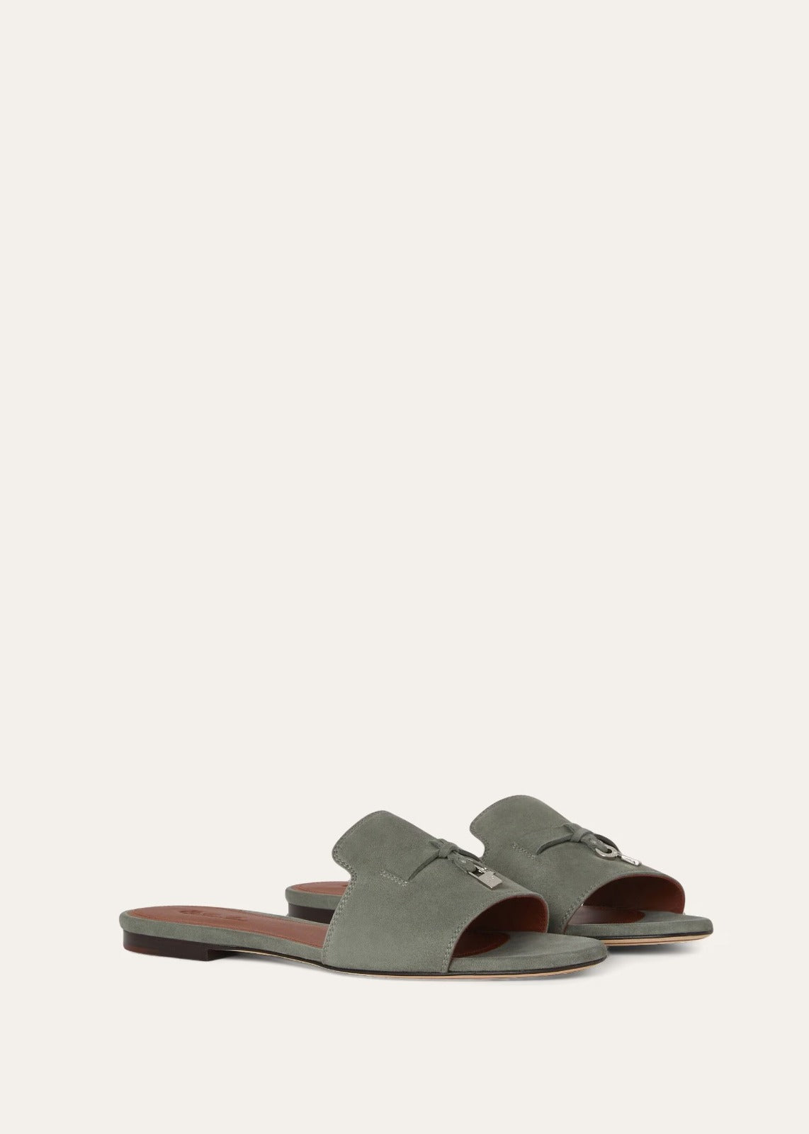 Loro Piana Summer Charms Sandal Suede