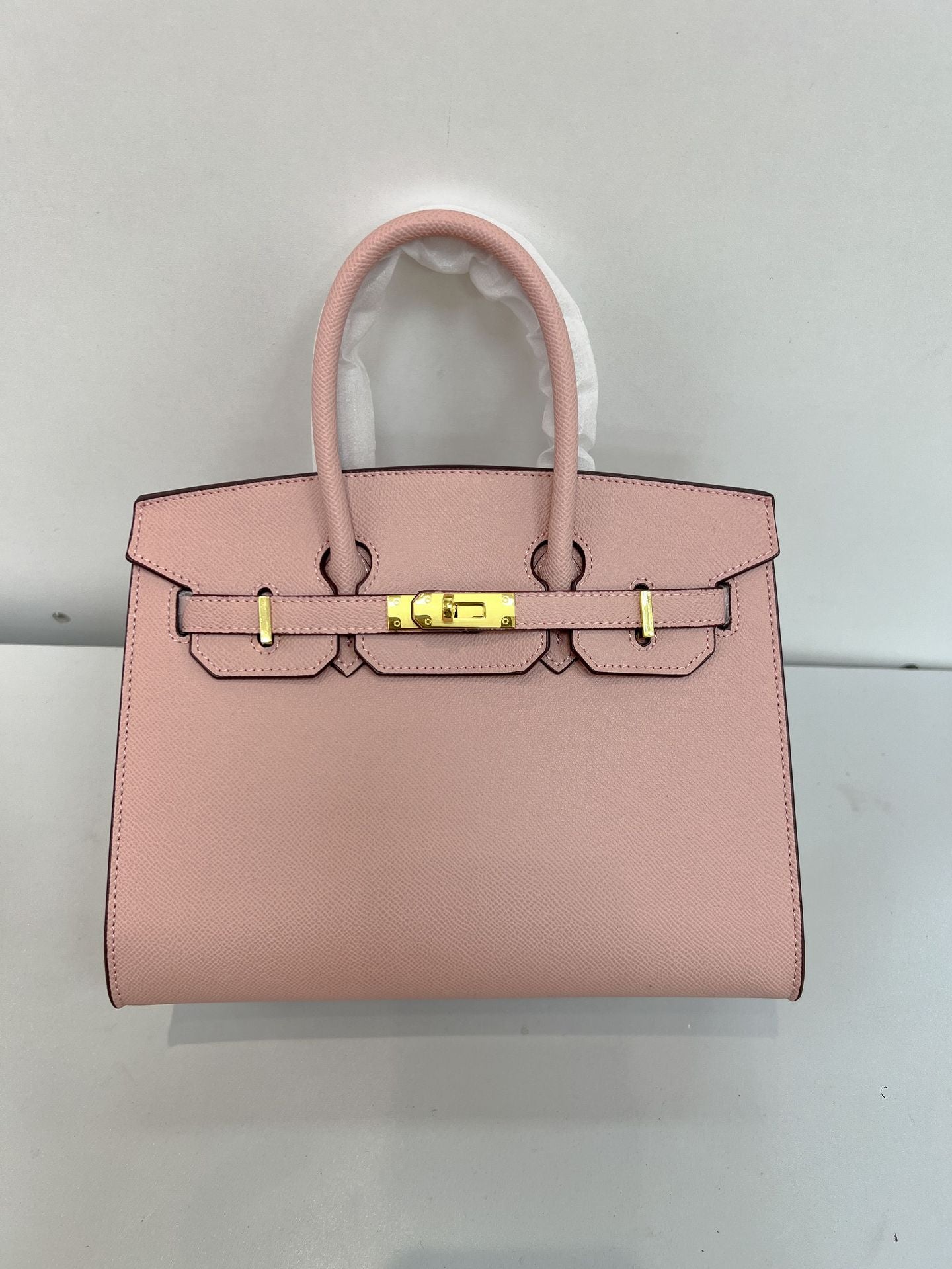 Retro Hard-Shell PVC Shoulder Handbag