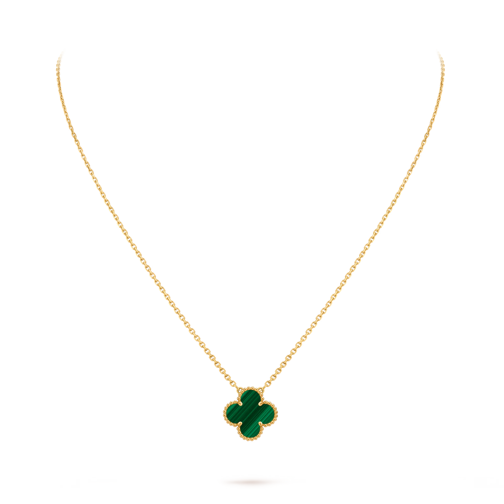Vintage Alhambra Necklace - Malachite