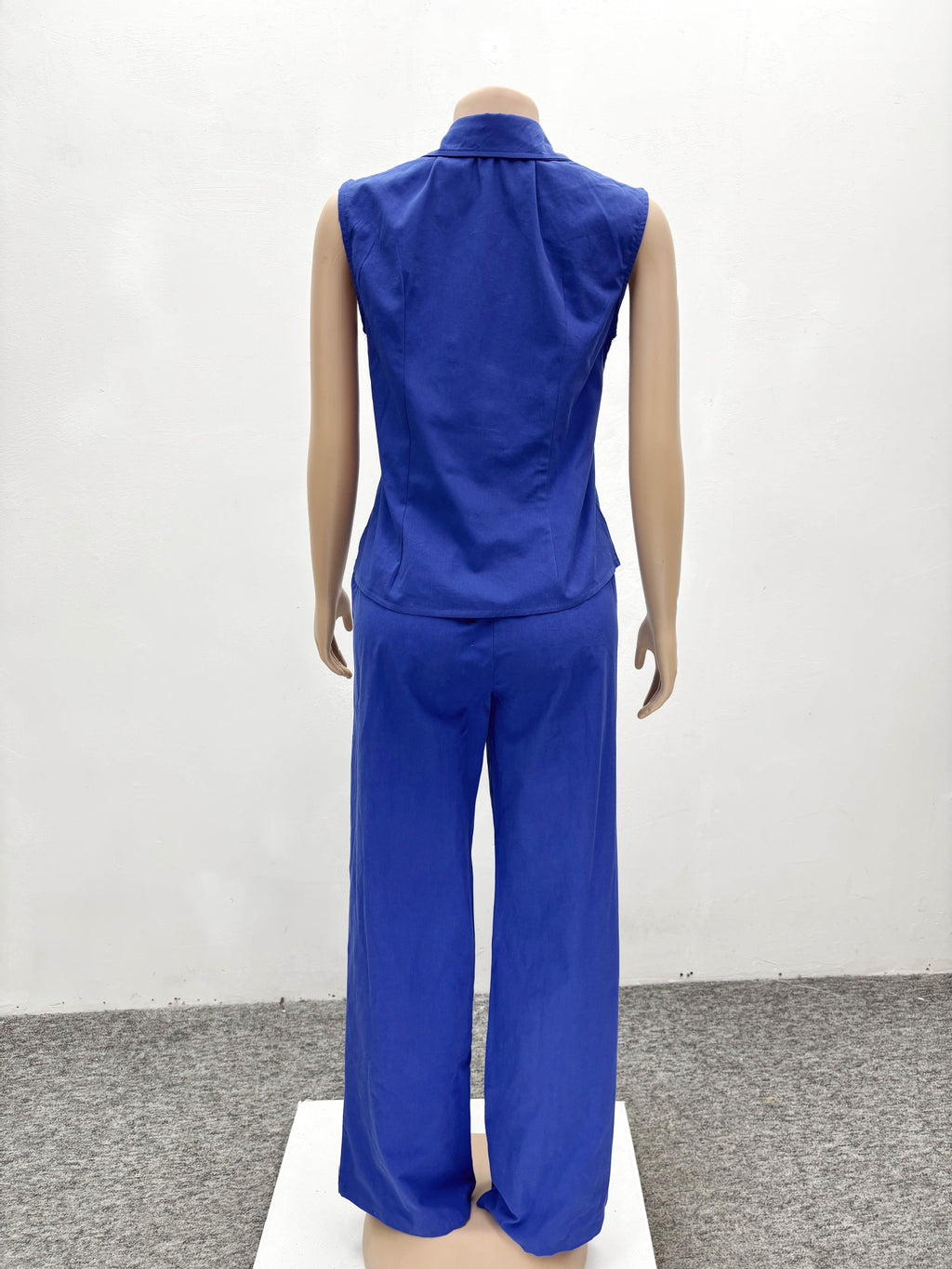Conjunto de Colete e Calças Casuais para Mulher