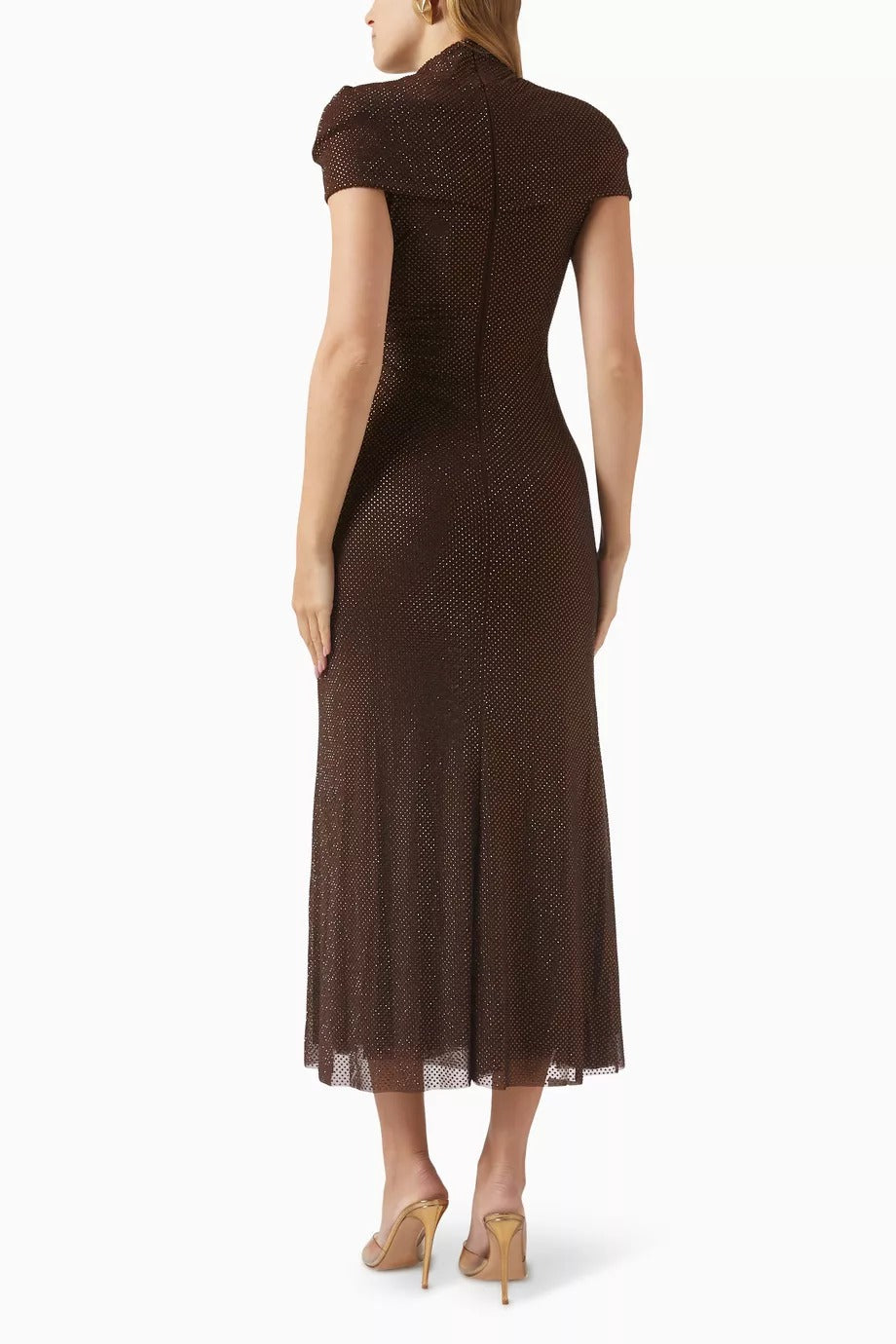 Self Portrait Rhinestone Cut-out Dress