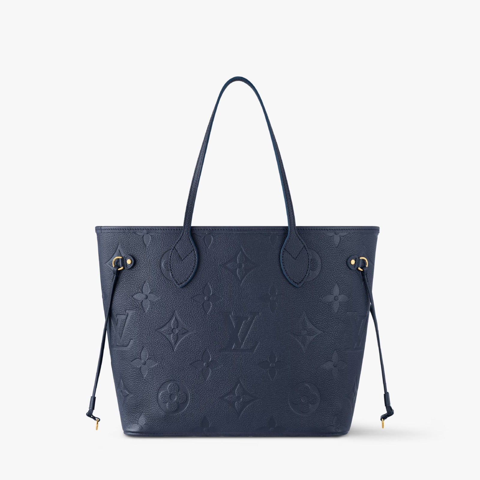 LV Neverfull Monogram Empreinte - Azul-Marinho