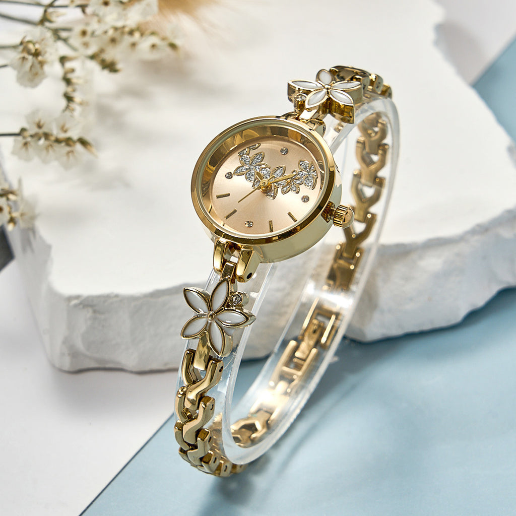 Relógio de Pulseira Floral