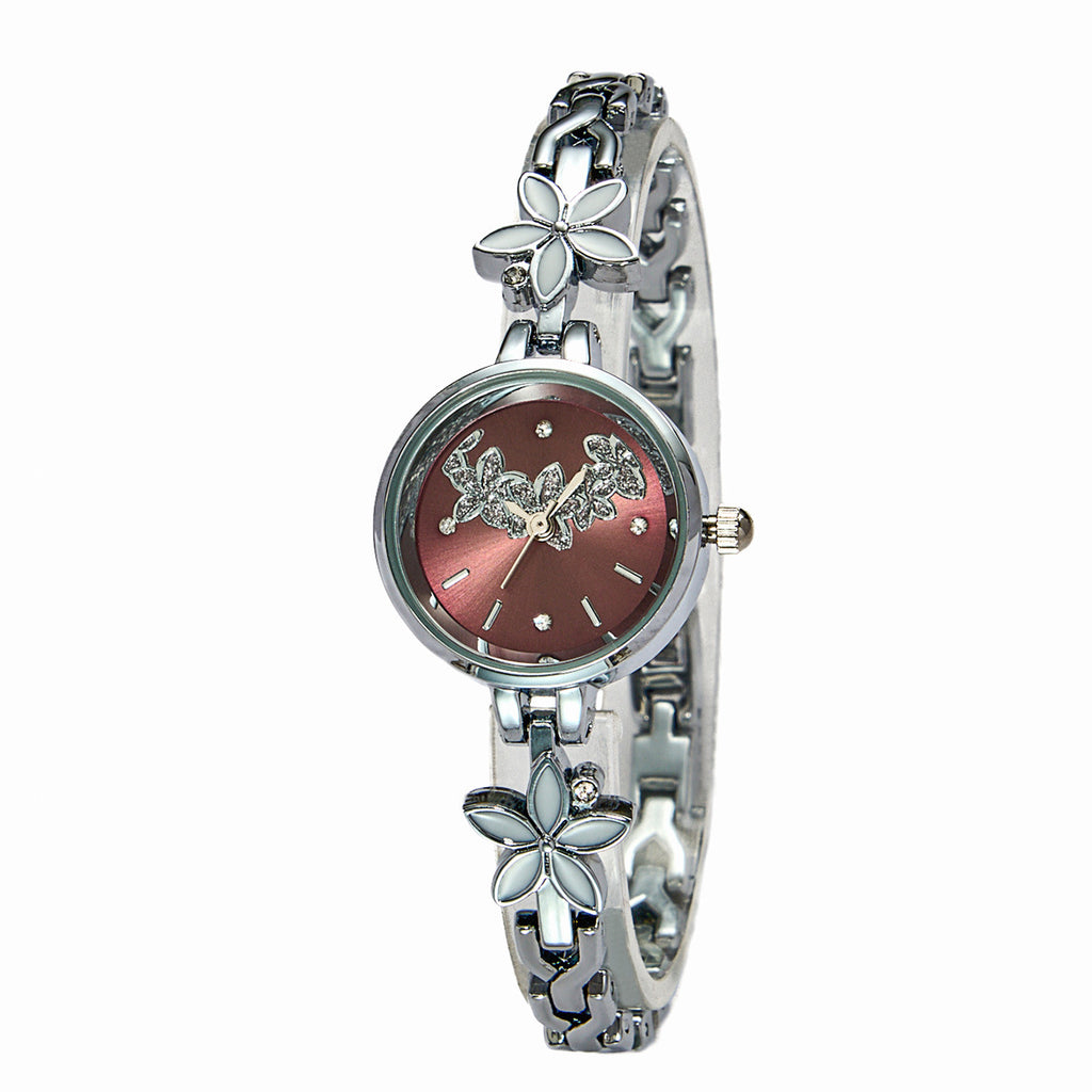 Relógio de Pulseira Floral