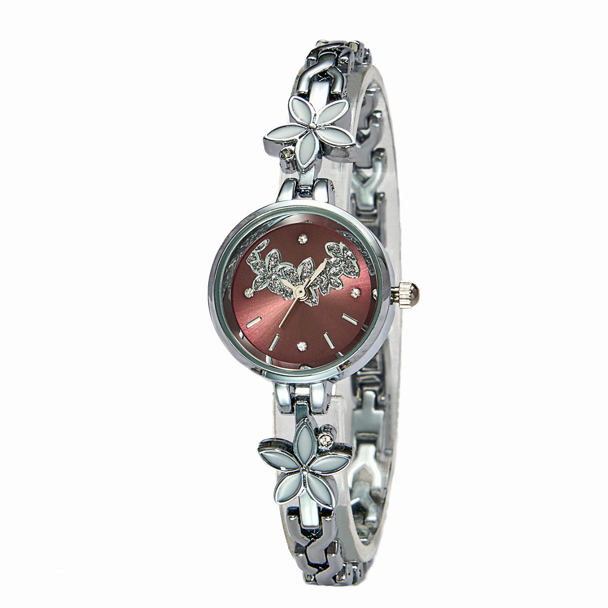 Relógio de Pulseira Floral