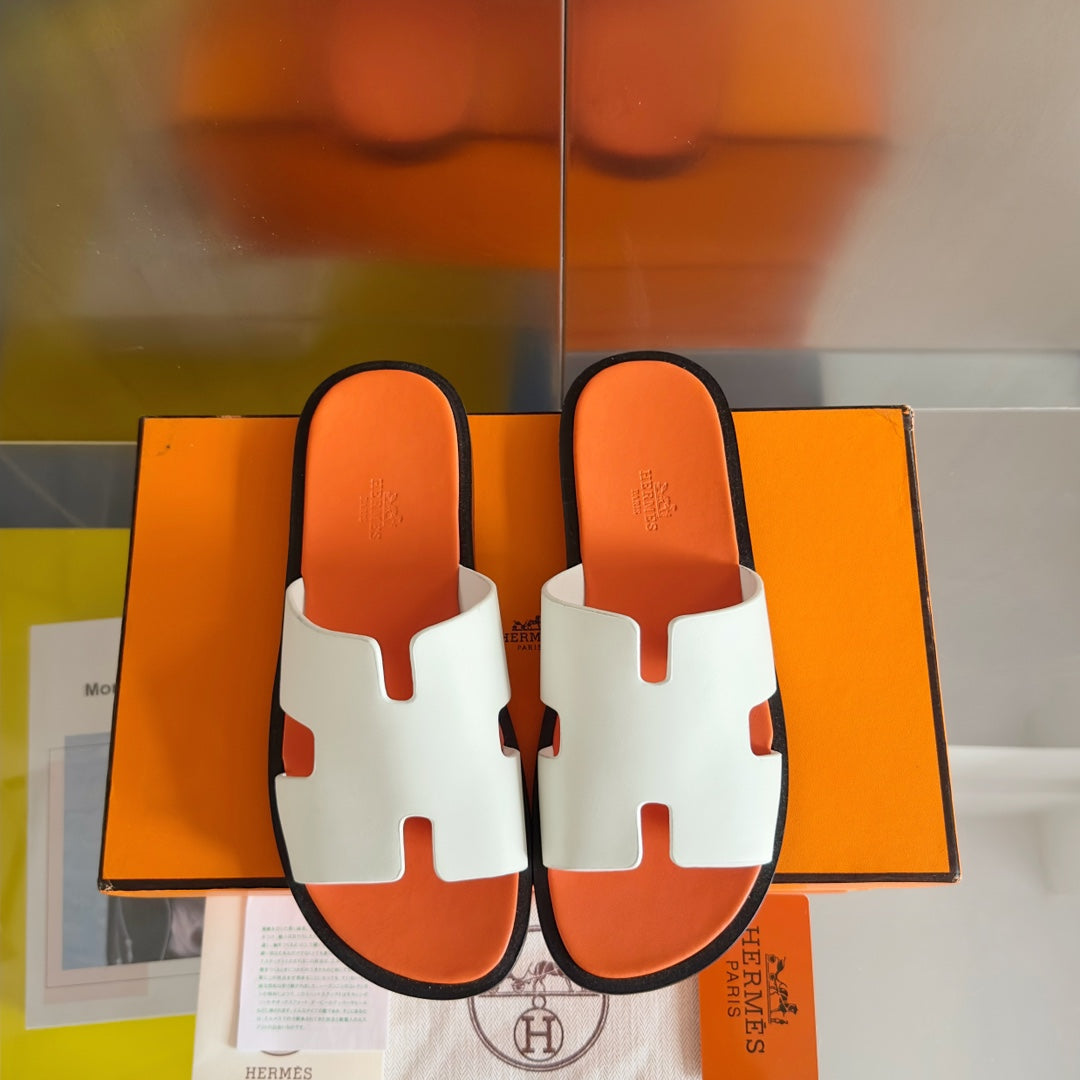 Epsom Calfskin H-Appliqué Sandal