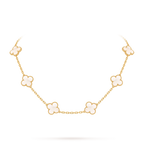 Vintage Alhambra Necklace, 10 motifs 1 - Mother-of-pearl