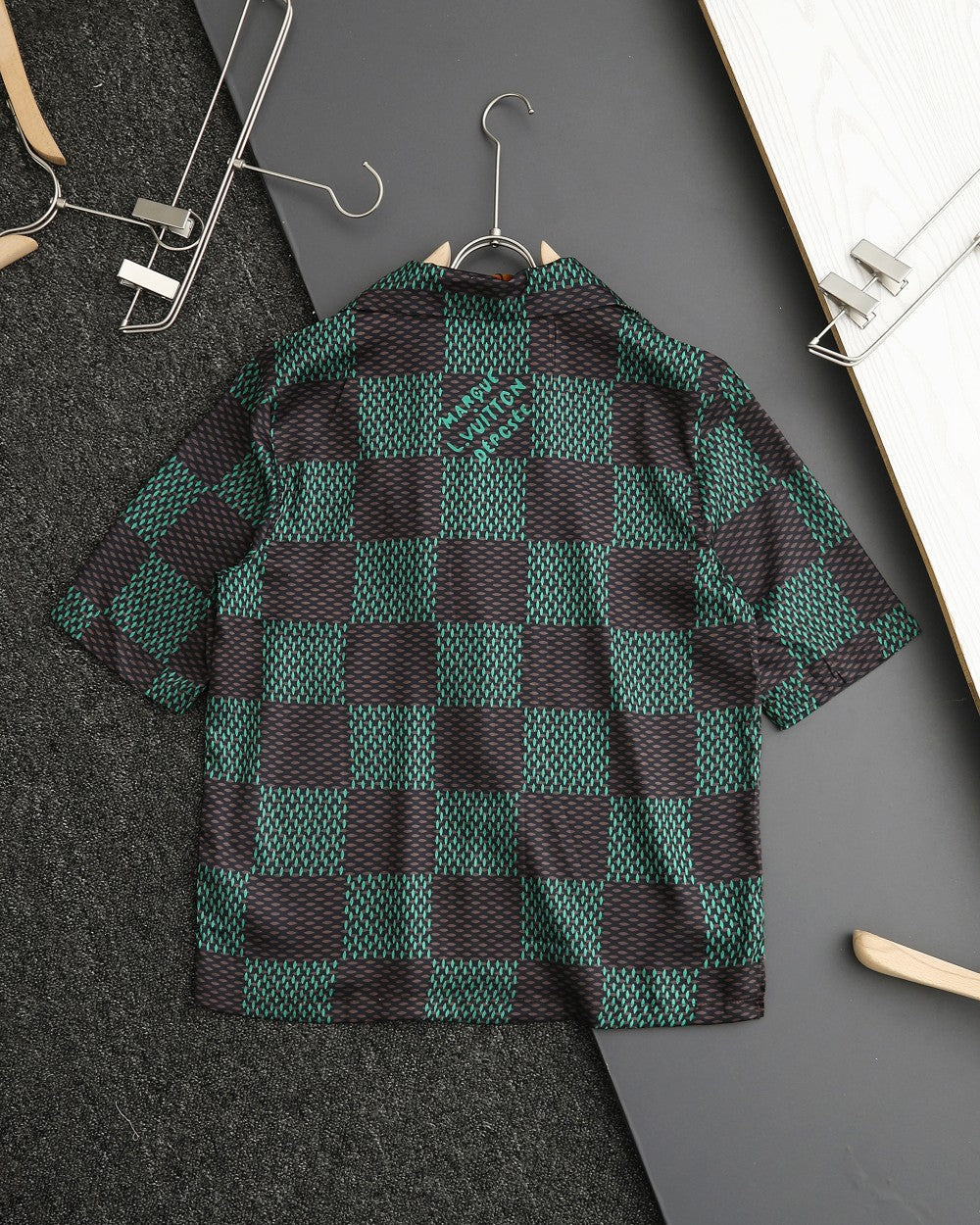 LV Men's Matching Set – Short Sleeve Shirt & Shorts