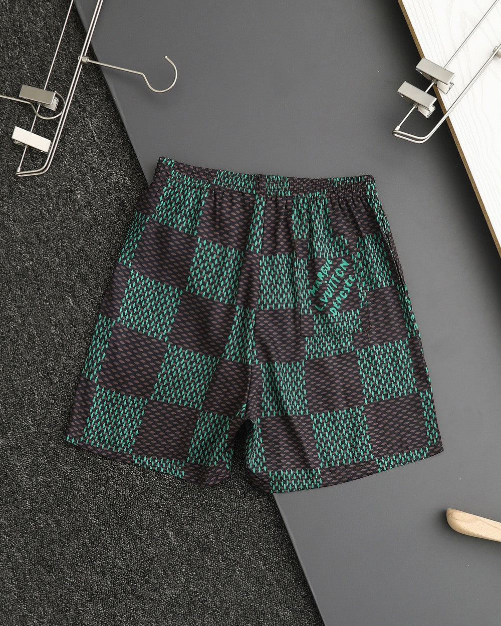 LV Men's Matching Set – Short Sleeve Shirt & Shorts