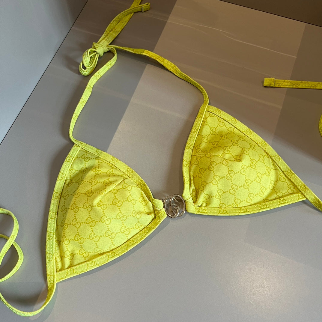 Biquíni com Estampado Gucci Signature