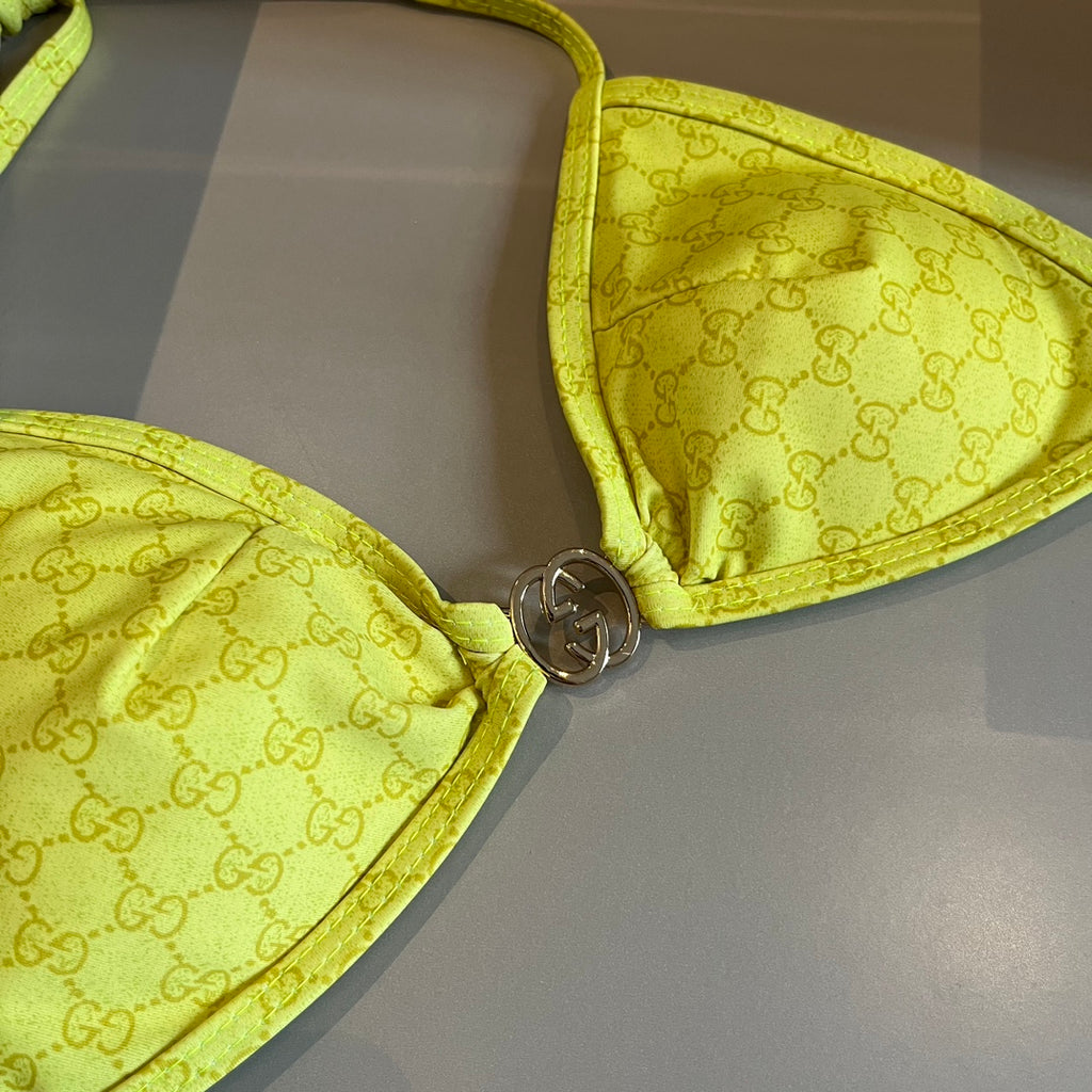 Biquíni com Estampado Gucci Signature