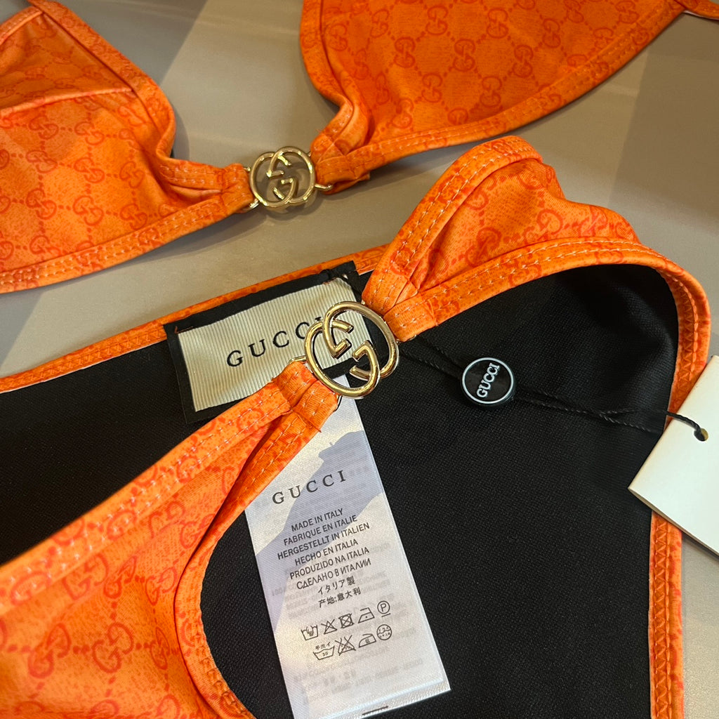 Biquíni com Estampado Gucci Signature