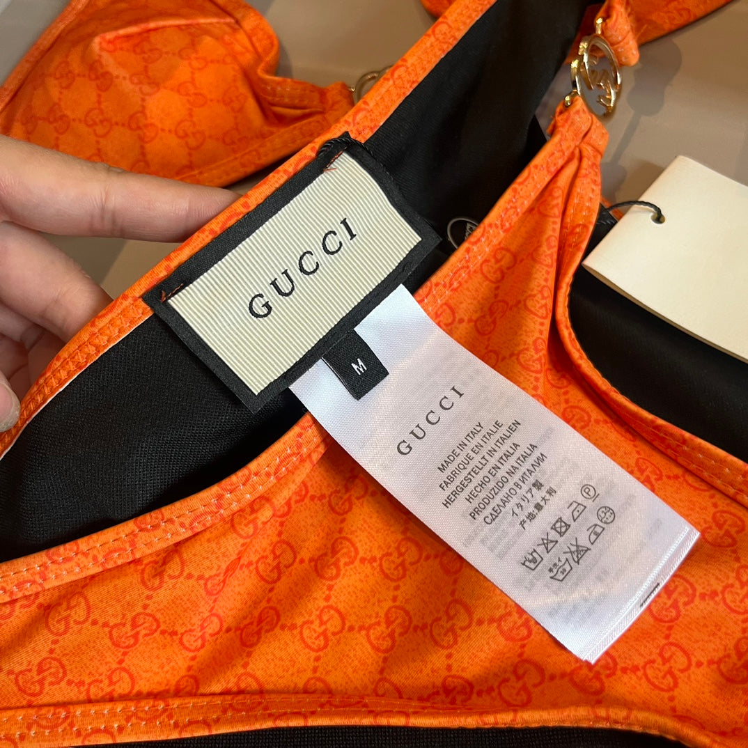 Biquíni com Estampado Gucci Signature