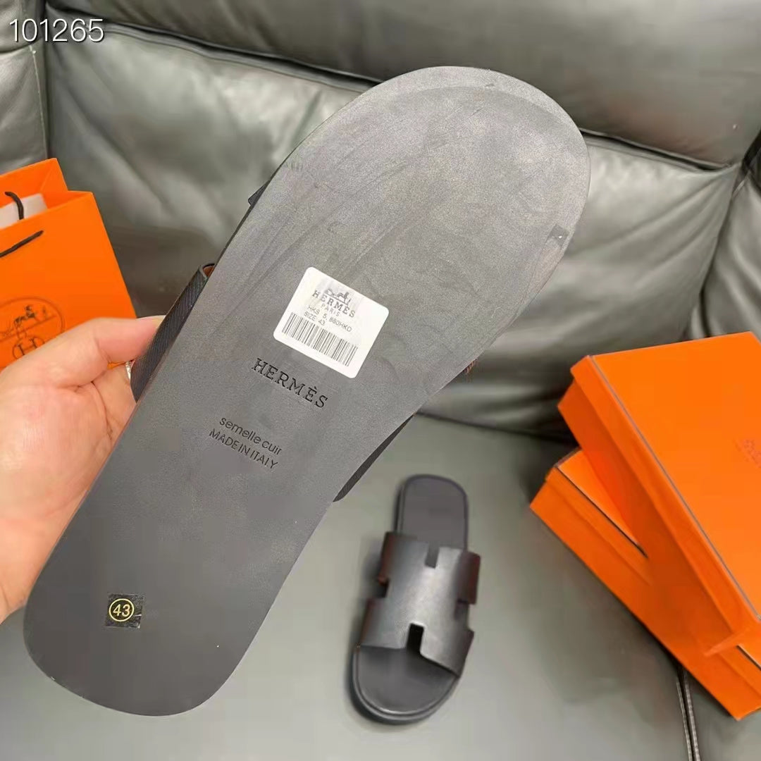 Sandália de Couro de Luxo Masculina