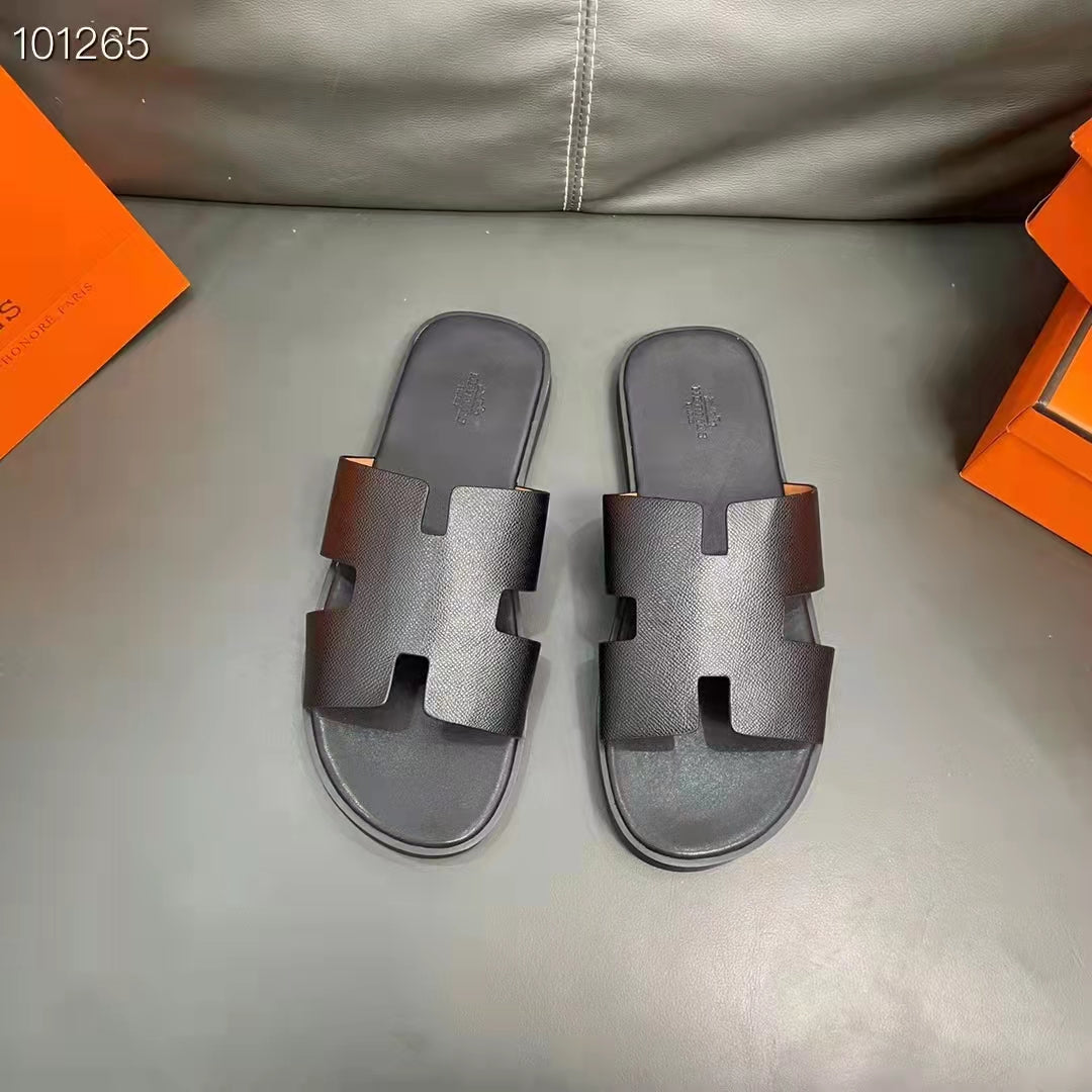 Sandália de Couro de Luxo Masculina