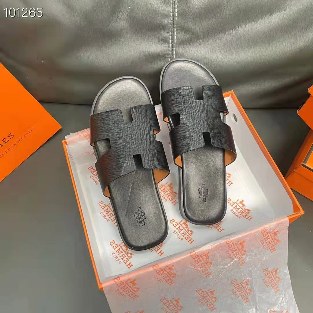 Sandália de Couro de Luxo Masculina