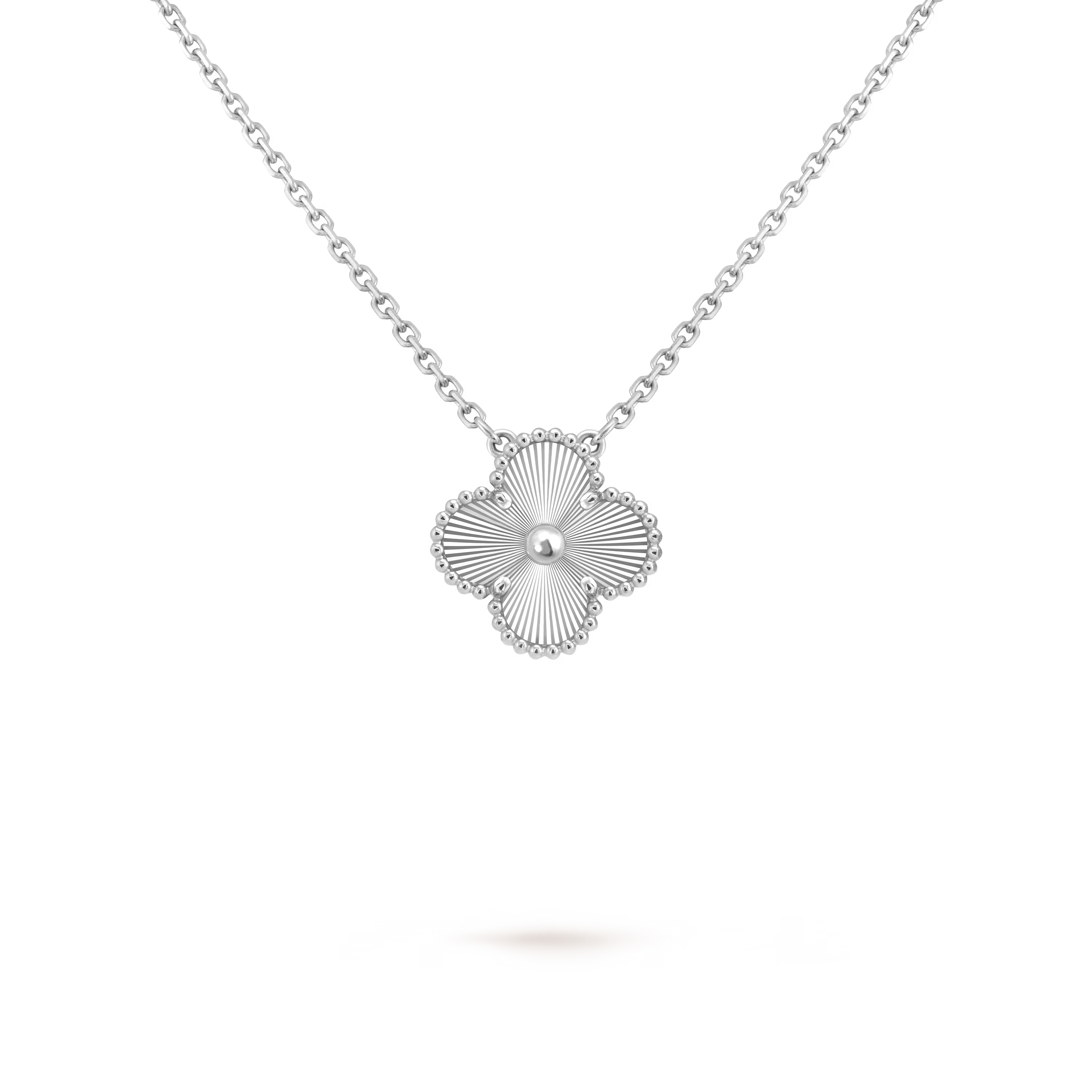 Vintage Alhambra Necklace - 18K white gold