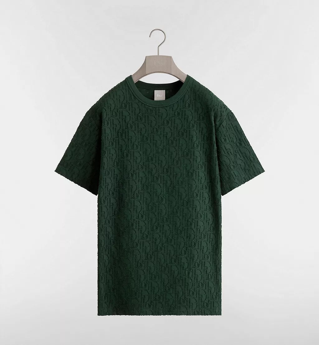 T-shirt Dior Oblique 3D - Verde Escuro