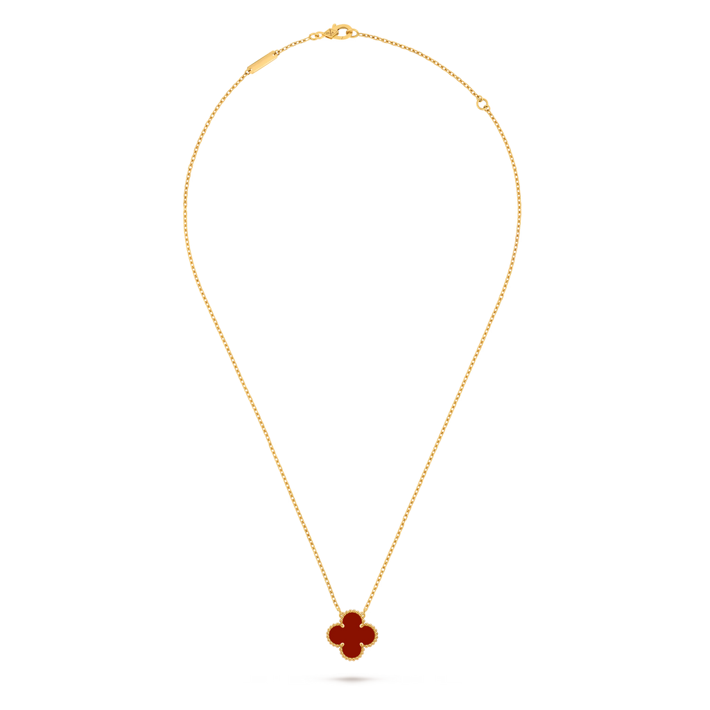 Vintage Alhambra Pendant - Carnelian