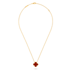 Vintage Alhambra Pendant - Carnelian